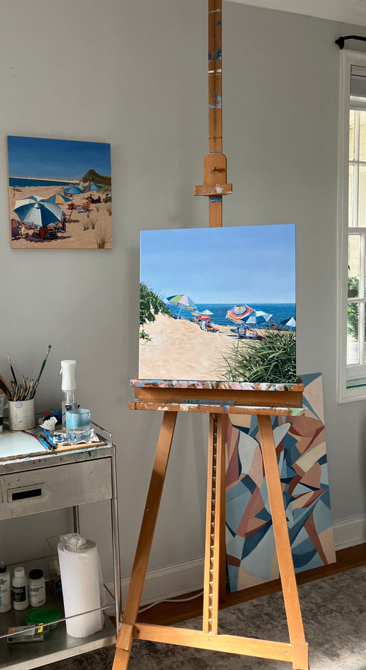 Summer in the dunes- 18”x18”