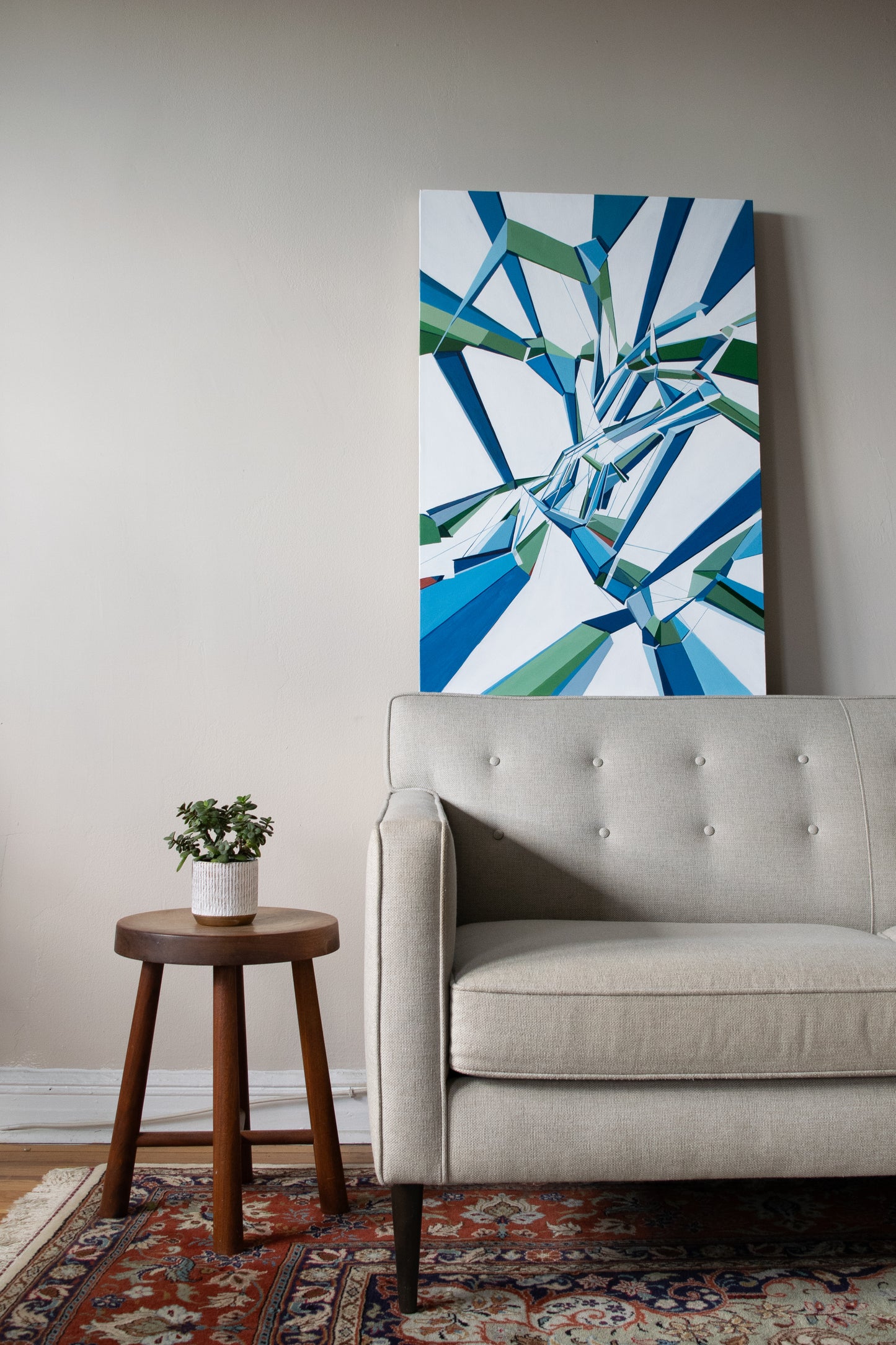 Blue #2- 36"x24"