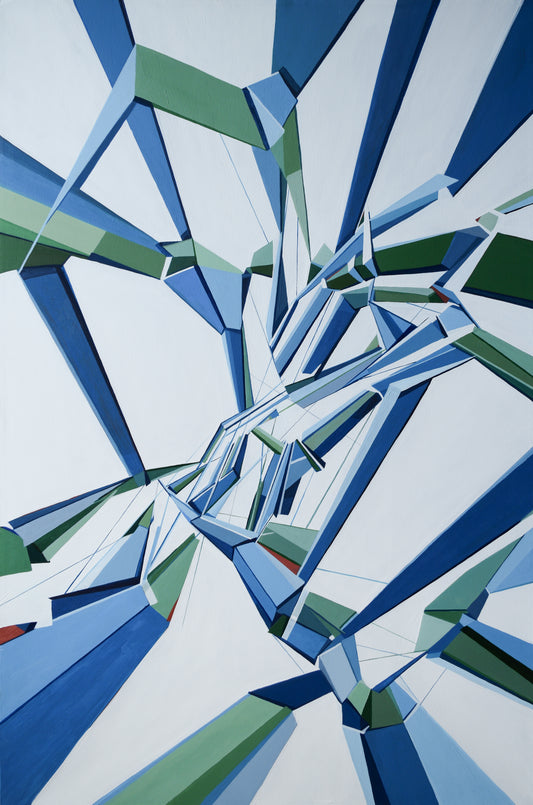Blue #2- 36"x24"