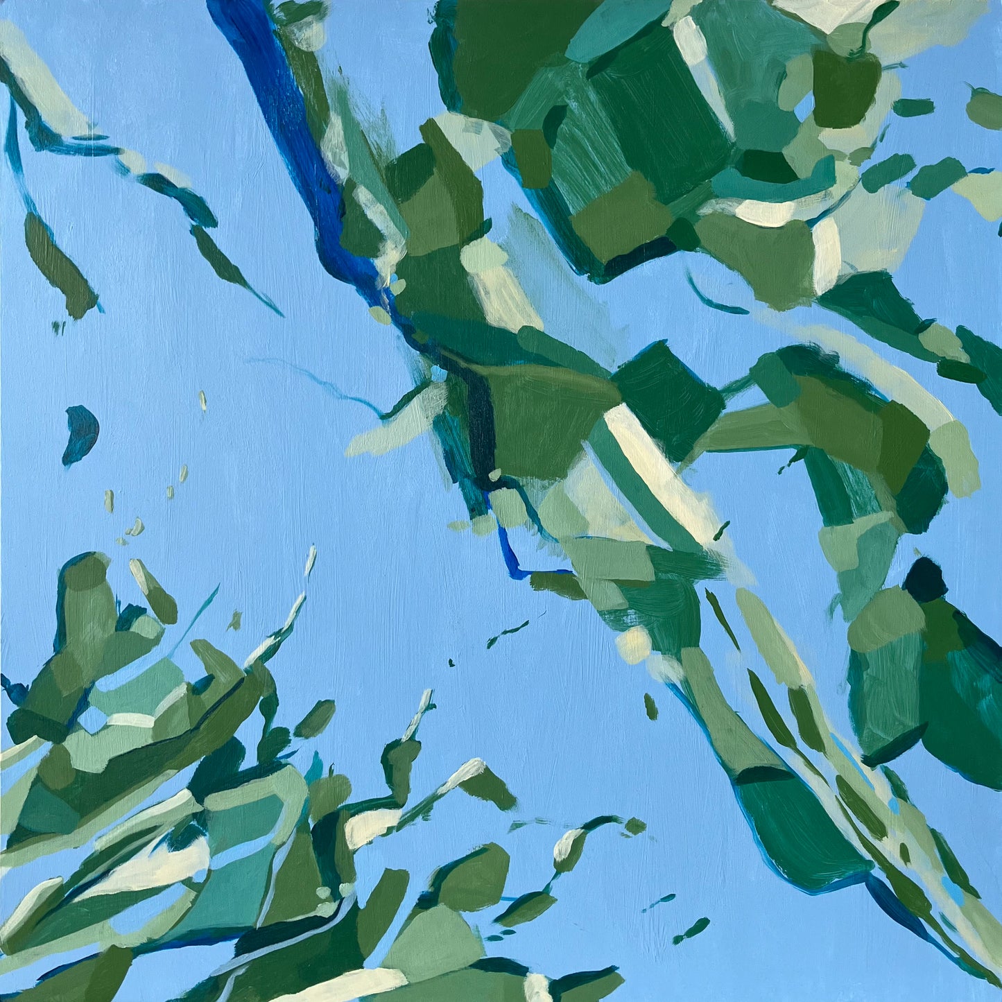 Blue #5- 16"x16"