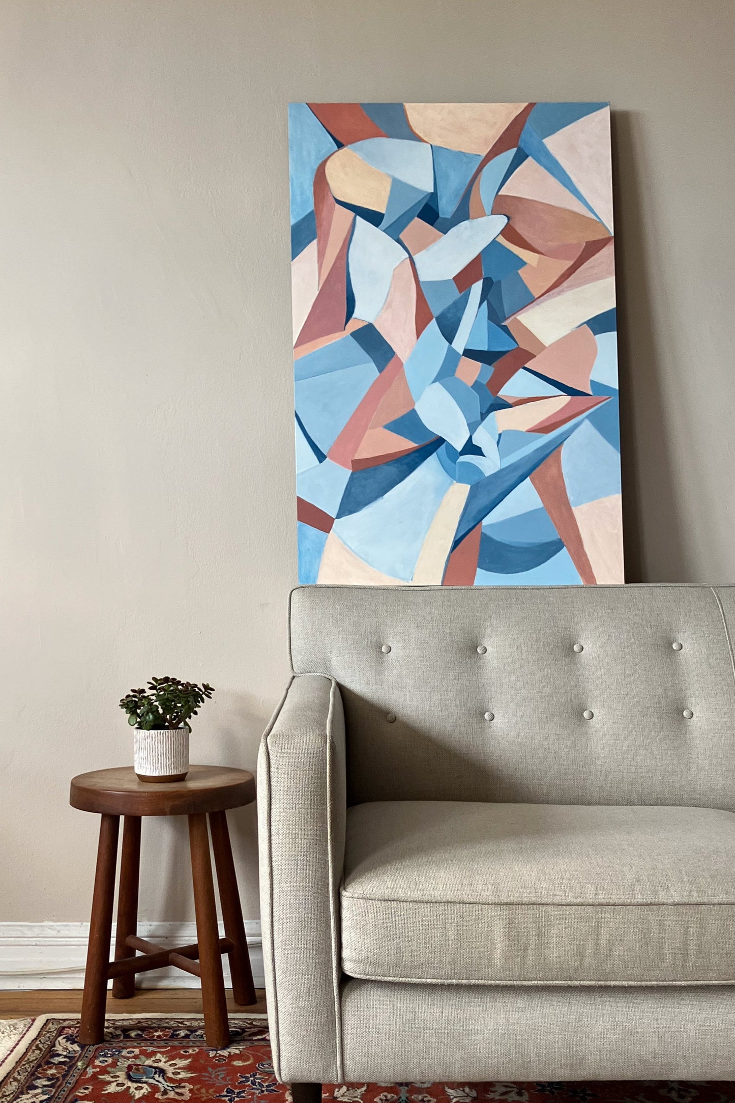 Blue #7- 24”x36”