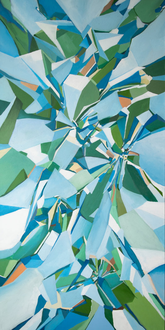 Blue #8- 48”x24”