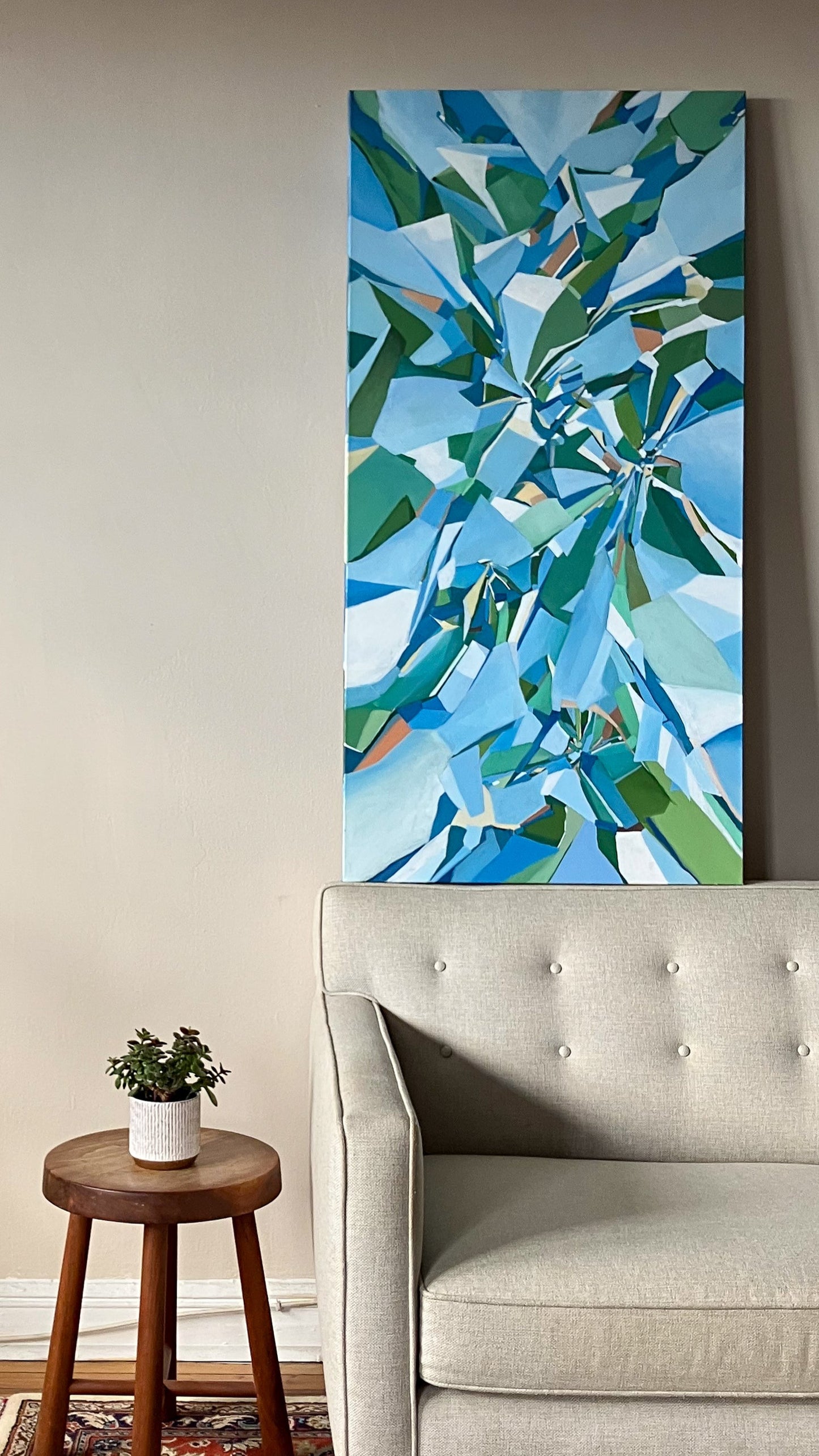 Blue #8- 48”x24”
