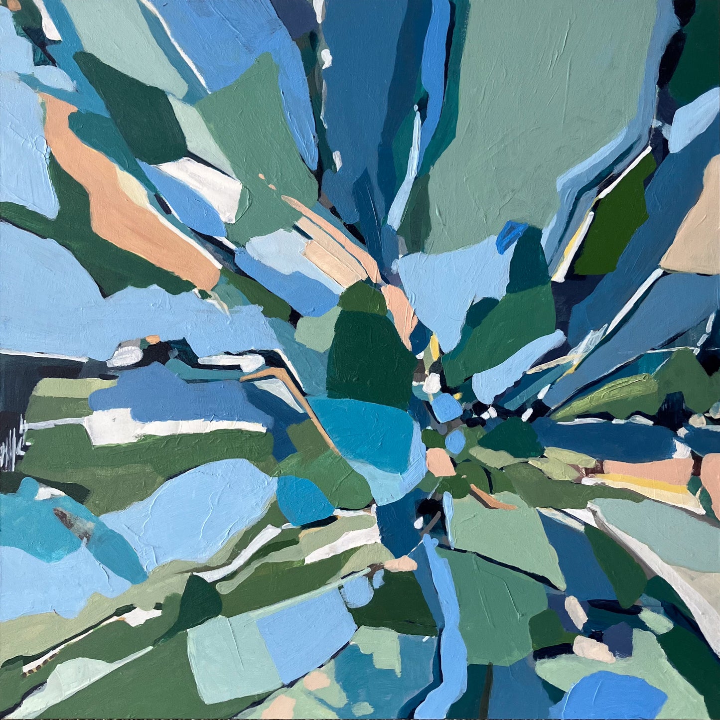 Blue #9- 12"x12"
