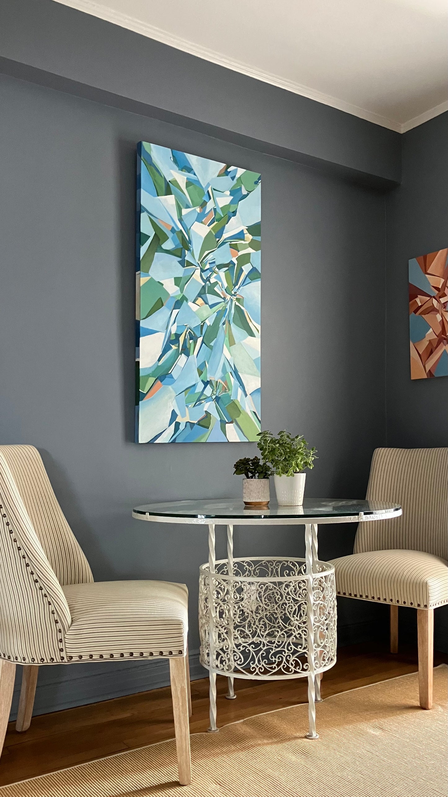 Blue #8- 48”x24”