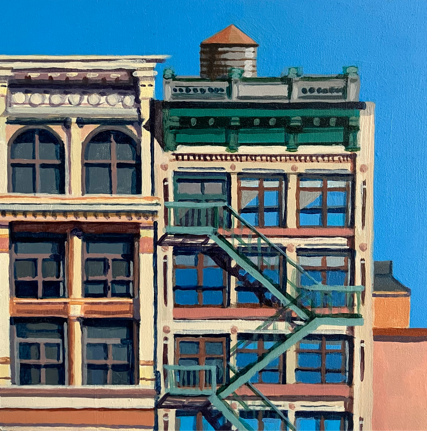 Fire Escape 5”x5”