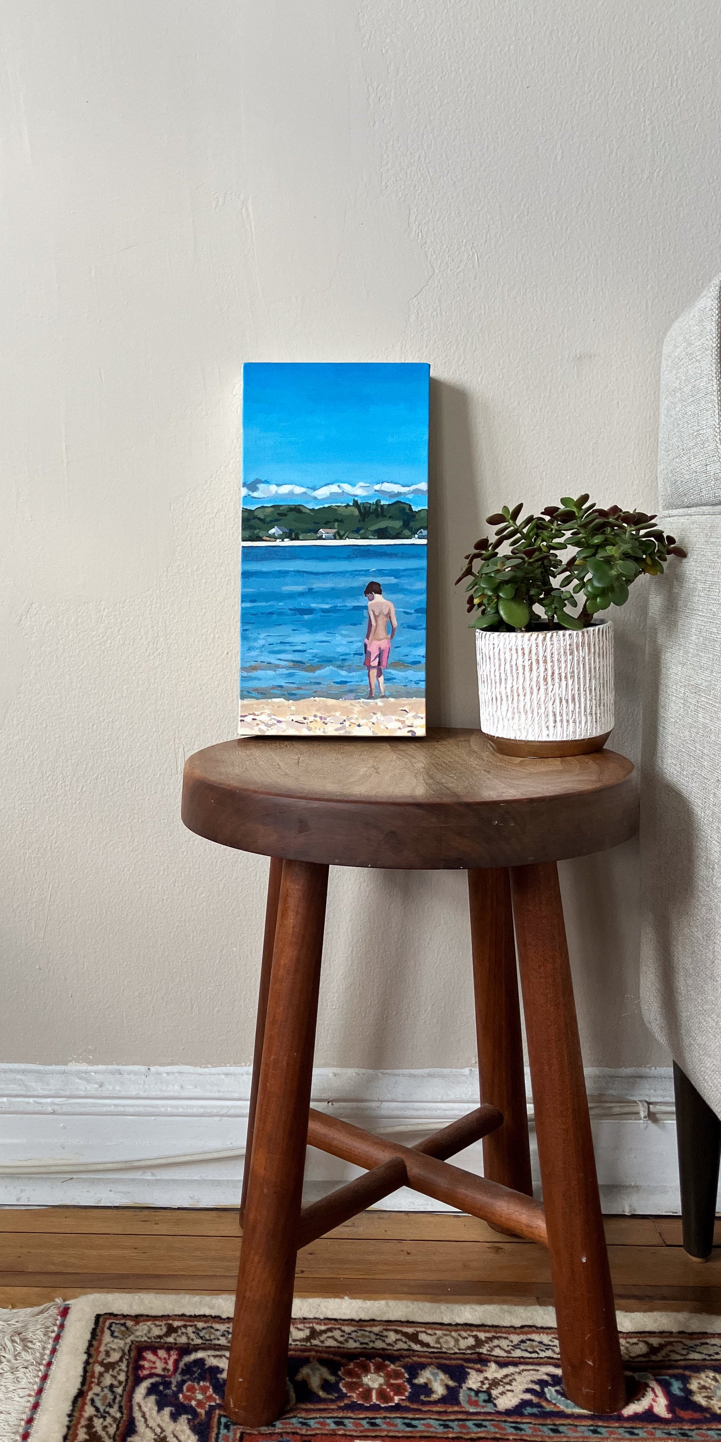 Long Beach Summer- 12”x6”