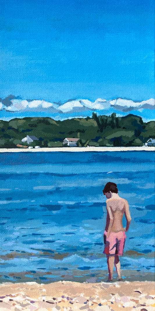Long Beach Summer- 12”x6”