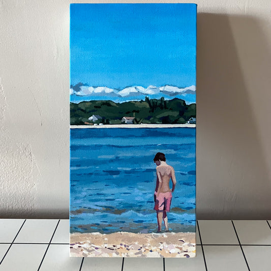 Long Beach Summer- 12”x6”