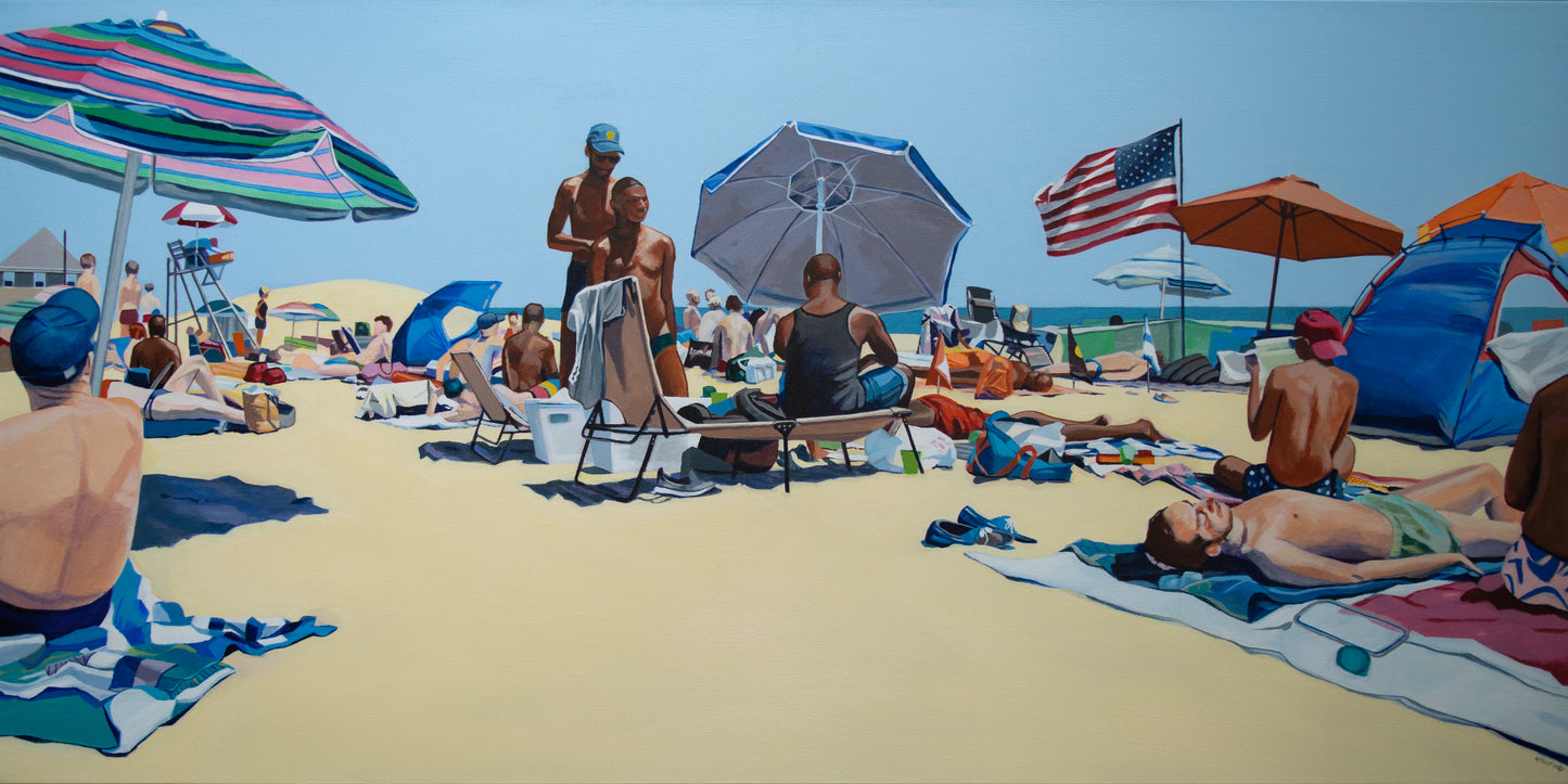 Riis Beach #1- 24"x48"